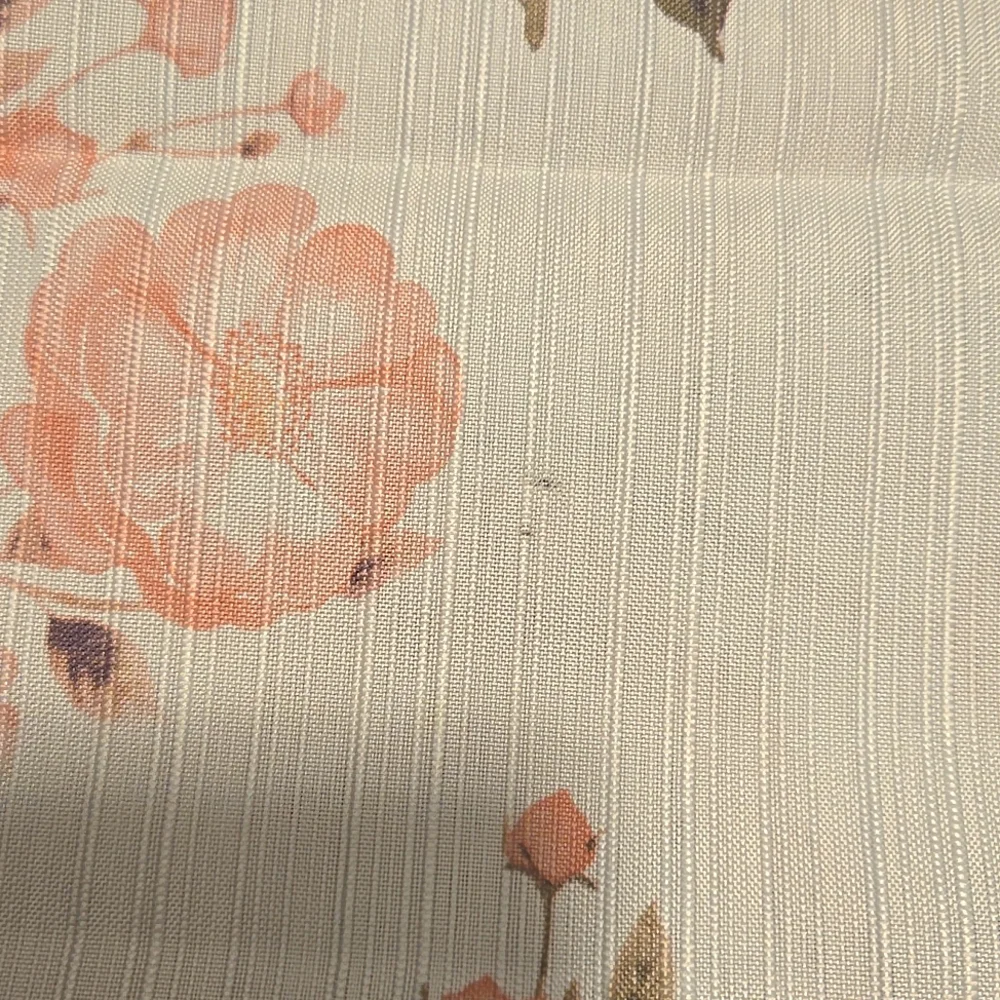 Pink Flower Shower Curtain